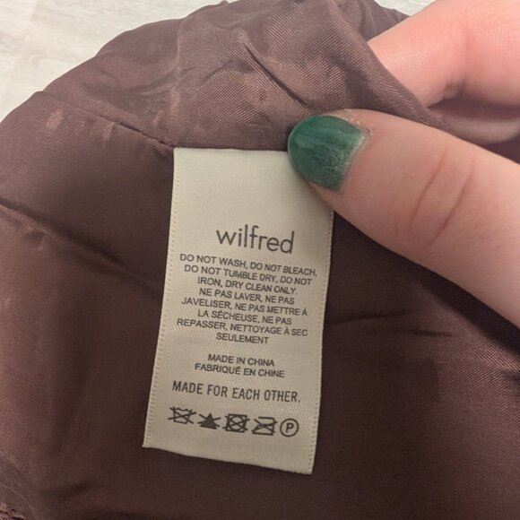 Wilfred Velvet Bustier Crop Top - Picture 14 of 15